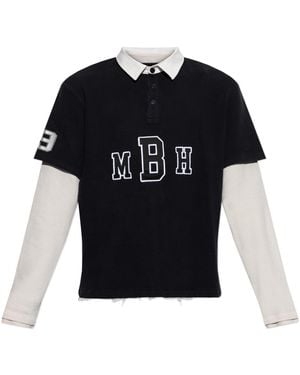 MISBHV Long Sleeve Polo Shirt - Black
