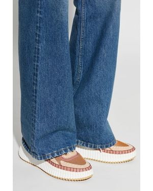 Chloé Sports Shoes On A 'Nama' Platform - Blue