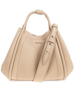 Max Mara Leather Handbag "Marine Xs" - Natural