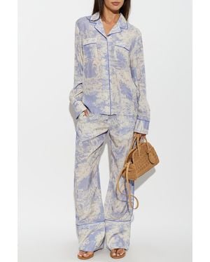 Off-White c/o Virgil Abloh Printed Pants - Gray