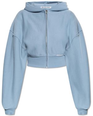 T By Alexander Wang Hoodie - Blue