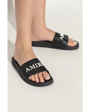 Amiri Rubber Flip-Flops - Black