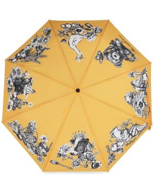 Moschino Folding Umbrella - Yellow