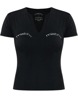 MISBHV T-Shirt With Logo - Black