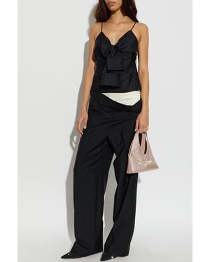 Alexander Wang Sleeveless Silk Top - Black