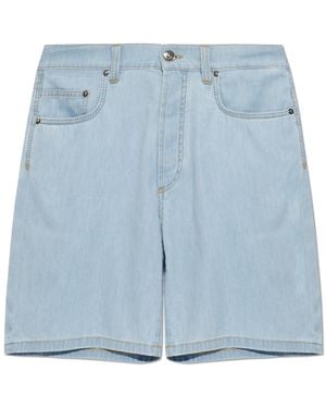 Versace Denim Shorts - Blue
