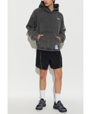 Satisfy Logo Hoodie - Black