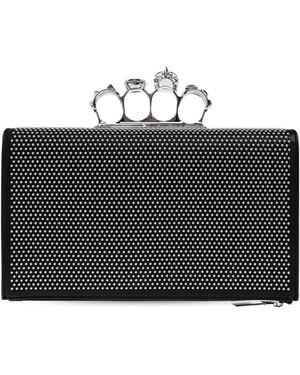 McQueen Clutch Bag "Knuckle" - Black