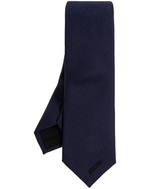 Moschino Silk Tie - Blue