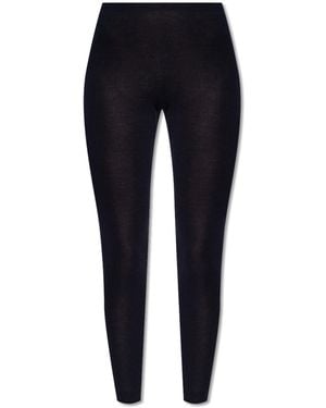 Hanro Silk-Blend Leggings - Blue