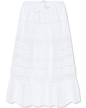 LoveShackFancy "Donna" Skirt - White