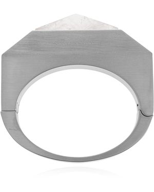 Rick Owens Bracelet With Logo - Grey
