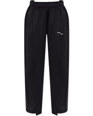 Vetements Joggers With Logo - Black