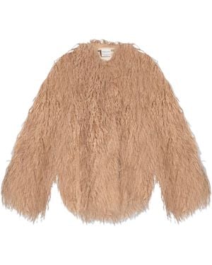 forte_forte Faux Fur Jacket - Natural