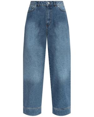 Officine Generale Jeans With Logo - Blue