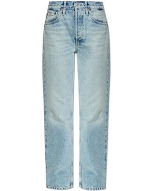 RE/DONE Jeans With Patch - Blue