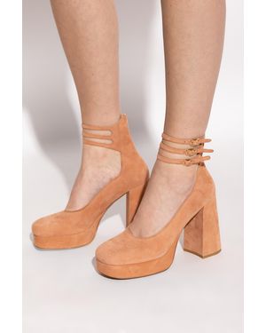 Chloé 'Loti' Heeled Shoes - Orange