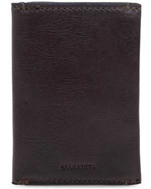 AllSaints Foldable Card Case 'Bifold' - Black