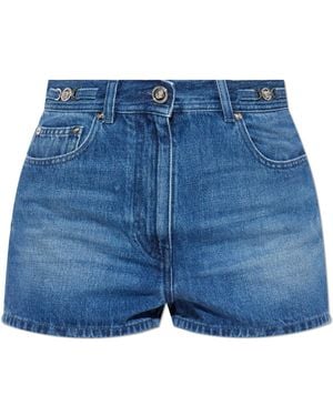 ショートパンツ VERSACE JEANS SS24 DENIM SHORTS (76HAD522_DW060D24909) 90's VERSACE JEANS COUTURE Mini Shorts Hot Pants Denim High