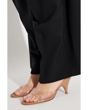 Gianvito Rossi 'Sofia' Heeled Mules - Black