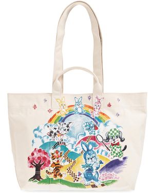 KENZO 'Large' Shopper-Type Handbag - White