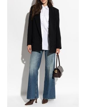 Victoria Beckham Double-Breasted Blazer - Black