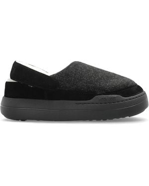 Moon Boot Snow Boots Mb Park Clog Felt - Black
