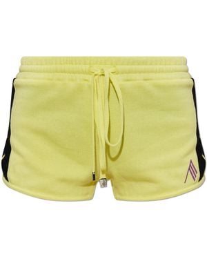 The Attico Shorts From The "Il Primo Bagno" Collection - Yellow