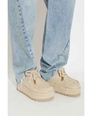Naked Wolfe Suede Platform Shoes 'Blizzard' - Blue
