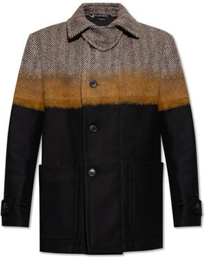 Dries Van Noten Short Coat Ranner - Black