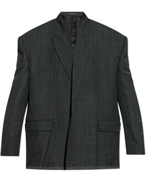 Balenciaga Wool Blazer - Black