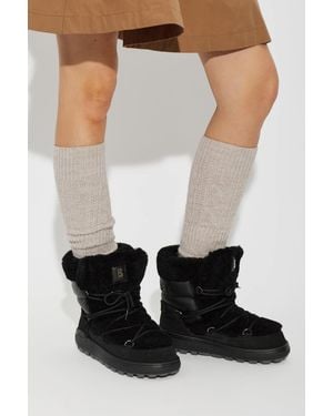 Bogner Leather Snow Boots 'Chamonix' - White