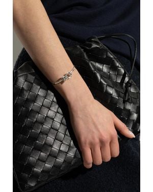 Bottega Veneta Bracelet With Signature Knot - Black