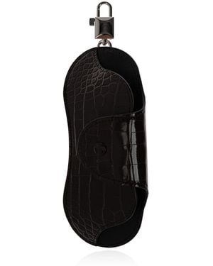 Dolce & Gabbana Leather Glasses Case - Black