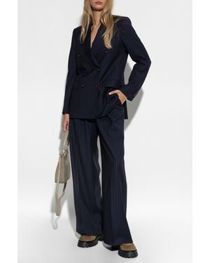 Officine Generale Wool Blazer - Blue