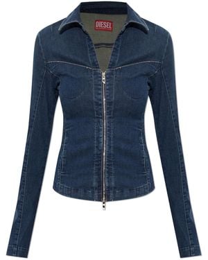 DIESEL Shirt 'De-Quinor-S1' - Blue