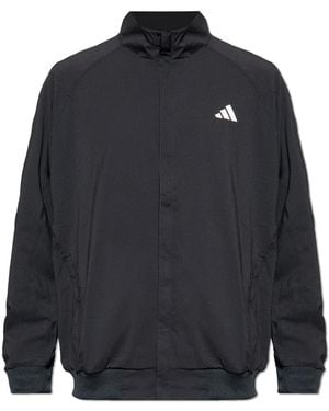 adidas Originals Jacket With Stand-Up Collar - Blue