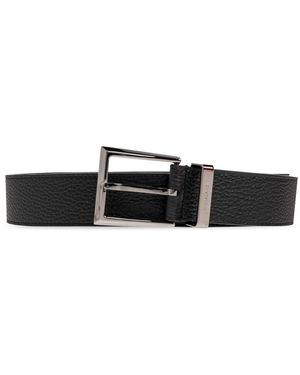 Ferragamo Leather Belt - Black