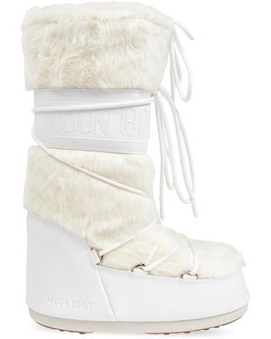 Moon Boot Snow Boots Icon Faux Fur - White