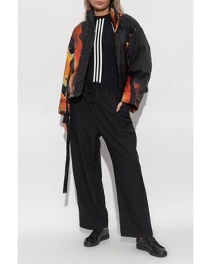 Y-3 Pants With '3S' Side Stripes - Black
