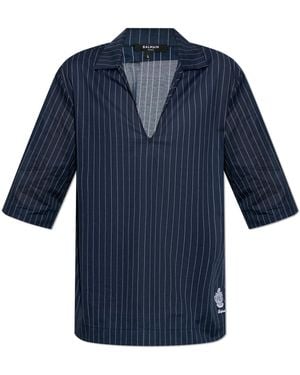 Balmain Beach T-Shirt - Blue