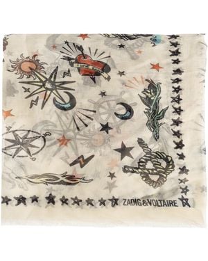 Zadig & Voltaire Scarf 'Kerry' - Natural