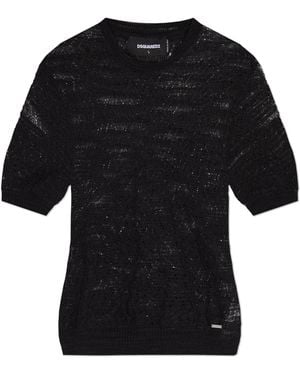 DSquared² Transparent Sweater - Black