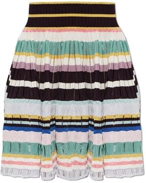 Alaïa Flared Skirt - Multicolour