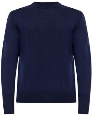 Eleventy Jacket With Stand-Up Collar - Blue