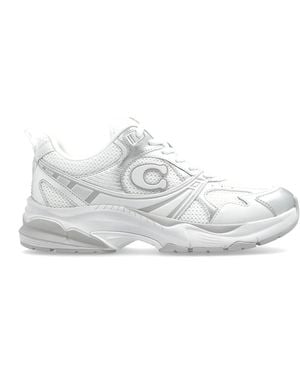 COACH Sports Shoes With Logo - White