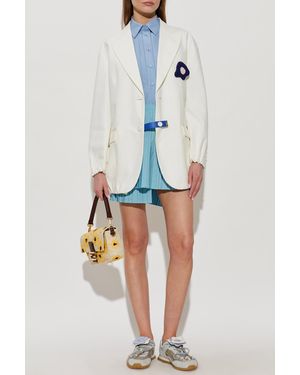 Fendi Pleated Vest - Blue