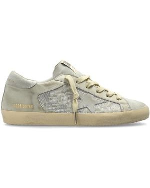 Golden Goose 'Super-Star Double Quarter With L' Sports Shoes - Grey