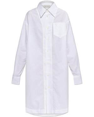 Ami Paris Shirt Dress - White
