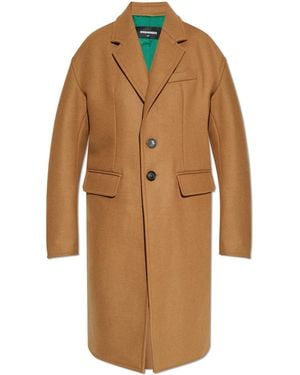 DSquared² Wool Coat - Brown